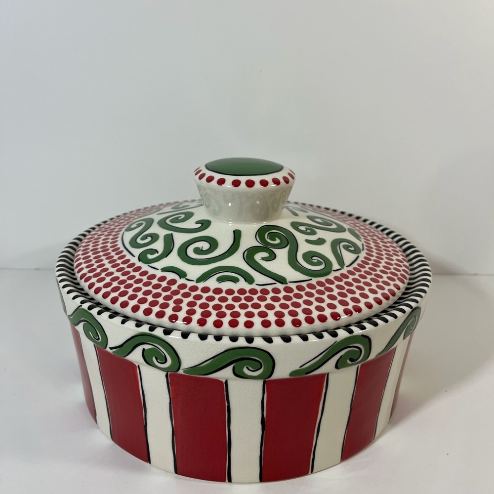 Caffco M Bagwell Simply Christmas Covered Casserole Dish